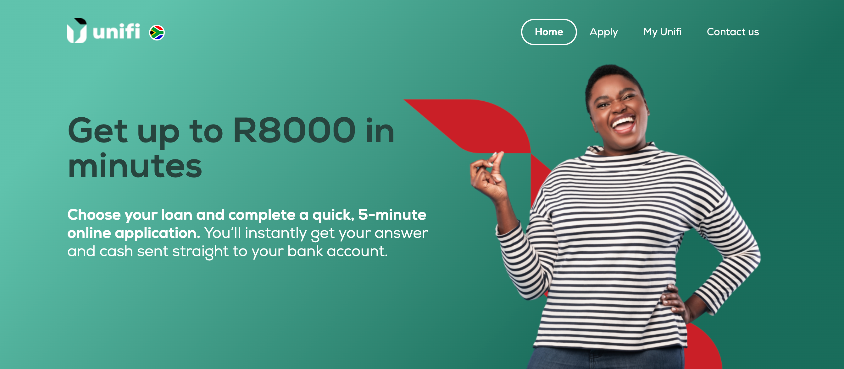 Unifi Loans Online - Get up to R8000 in minutes